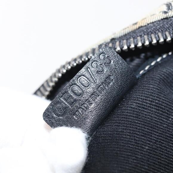 CELINE Macadam Canvas Shoulder Bag Gray Silver Auth ep11913 - Picture 12 of 16